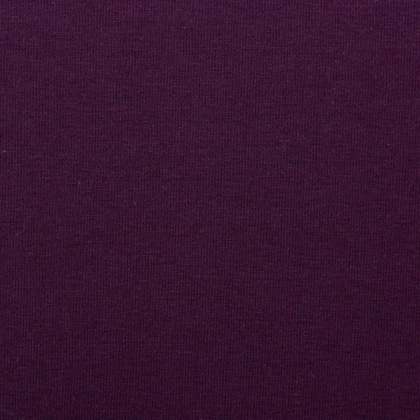 Swafing Vanessa HW25/26 Baumwoll Jersey Uni Aubergine 938